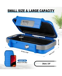 Seamless Outdoors Portable Beach Safe with Combination Lock