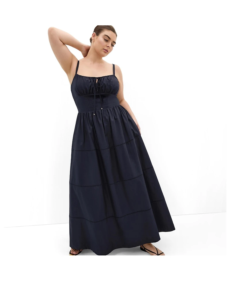 City Chic Women's Vani Corset Maxi Dress