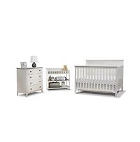 Sorelle Farmhouse Crib and Nursery Set, Weathered