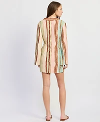 En Saison Women's Lana Long-Sleeve Mini Dress