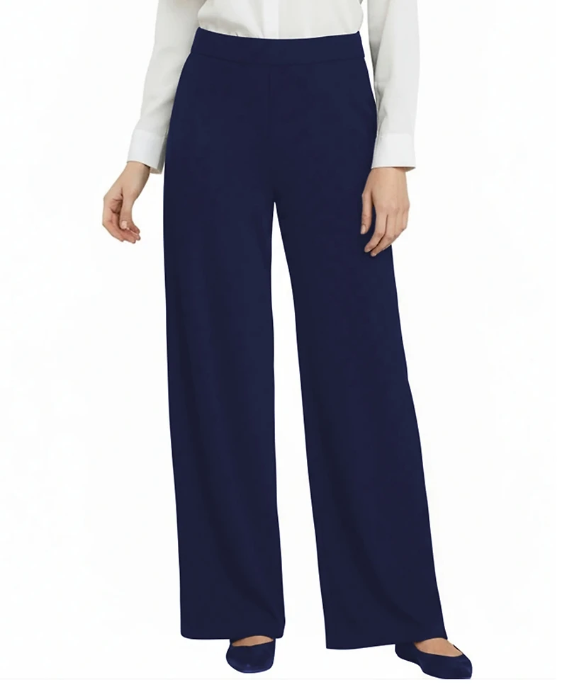 Ny Collection Petite Slim Leg Full-Length Pants