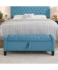 Flynama Linen Storage Ottoman Bench