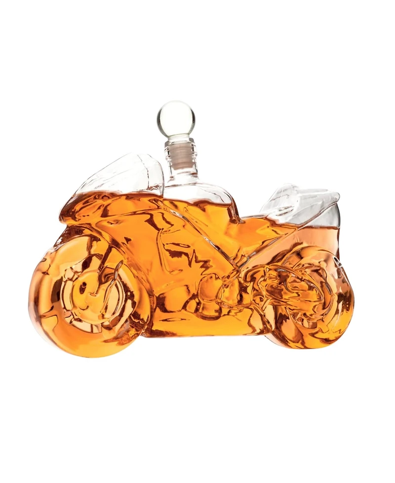 The Wine Savant Motorcycle 25 oz. Whiskey Decanter