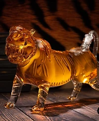 The Wine Savant Tiger 34 oz. Whiskey Decanter