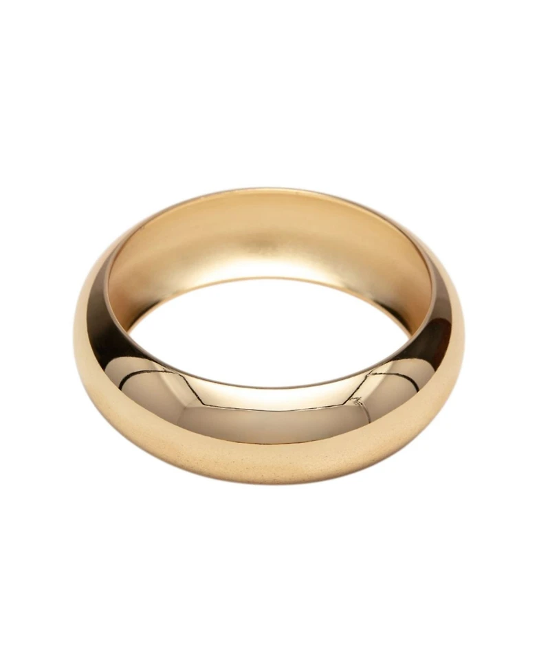 St. Moran Tarnish-Resistant Gold Domed Auguste Bangle Bracelet