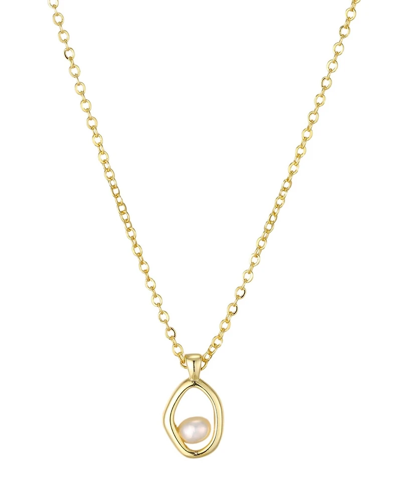 St. Moran Gold Natural Freshwater Pearl Mara Necklace