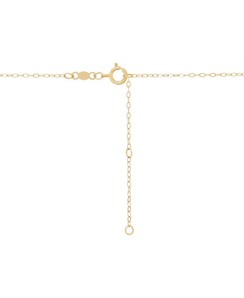 Macy's Heart Pendant Necklace in 10k Yellow Gold