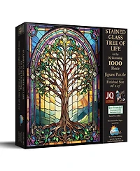 SunsOut Stained Glass Tree of Life 1000 piece Jigsaw Puzzle for Adults