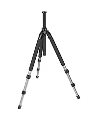 Slik Pro 700 Dx 3-Section Aluminum Tripod Legs, Titanium Finish