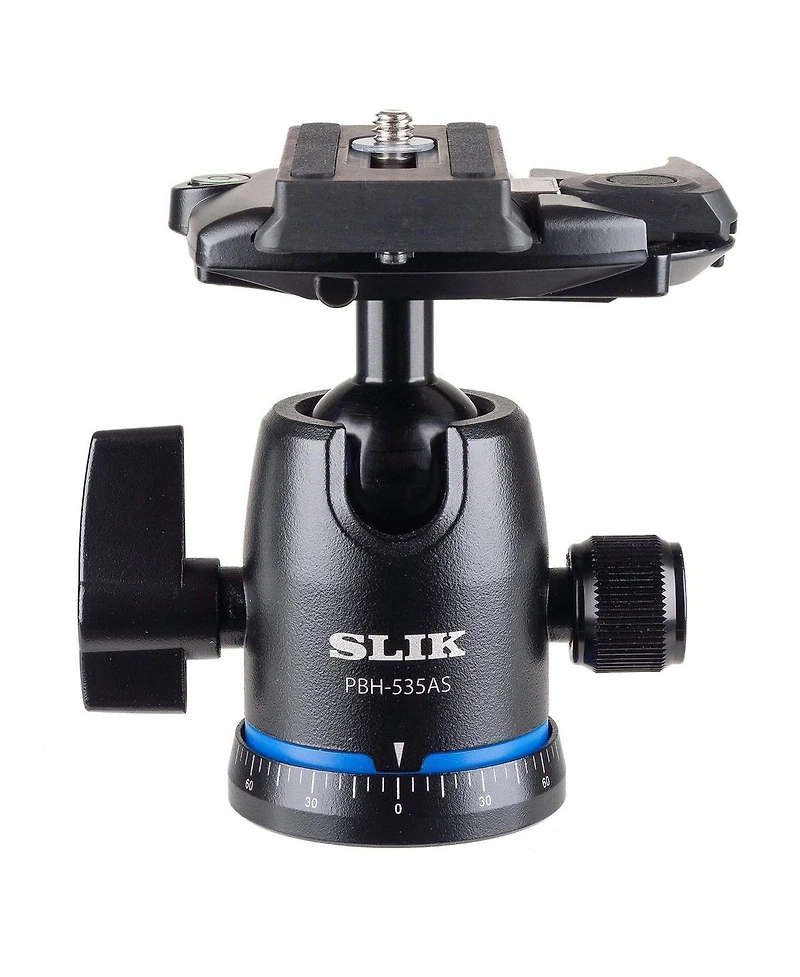 Slik Pbh-535AS Ball Head with Arca Swiss Qr Plate, Load Capacity 11.0 Lb