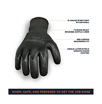 RefrigiWear Men's Dual-Layer Thermal Ergo Gloves