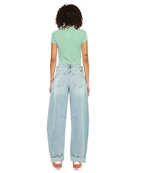KanCan Women's Karin Low Slung Horseshoe Jeans