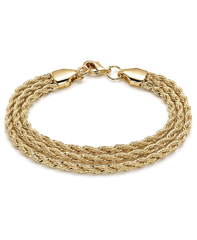 And Now This Triple Twisted Rope Chain Bracelet