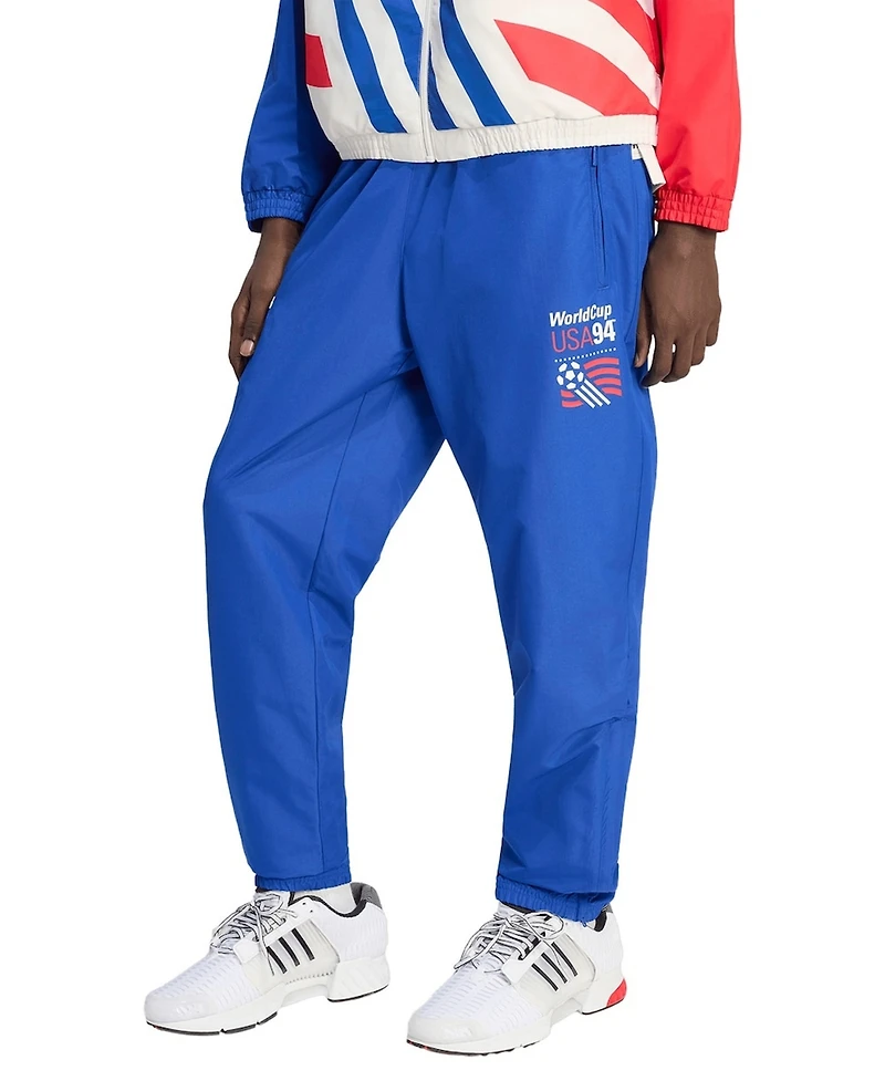 Adidas Men's Blue Usmnt 1994 World Cup Woven Track Pants
