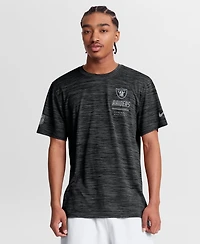 Nike Men's Black Las Vegas Raiders Sideline Double Covered Dri-fit Velocity T-Shirt