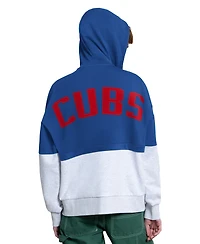 Starter Women's Royal/Heather Gray Chicago Cubs Wishbone Full-Zip Hoodie