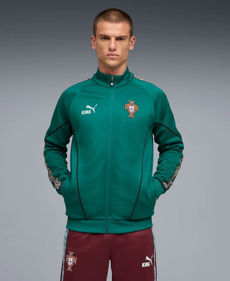 Puma Men's Green Portugal National Team King Anthem Full-Zip Jacket