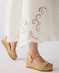 Anne Klein Women's Natasia Round Toe Wedge Sandals