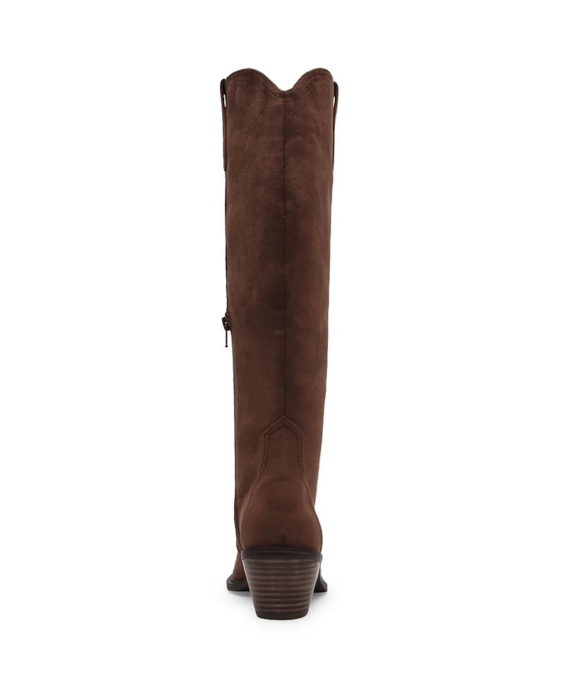 Dv Dolce Vita Women's Greva Tall Pull-On Cowboy Western Boots