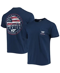 Image One Men's Navy Virginia Tech Hokies Campus Americana T-Shirt