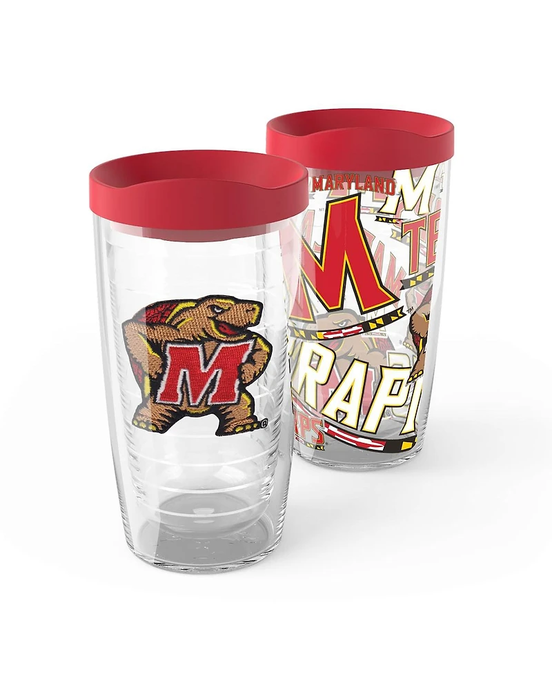 Tervis Maryland Terrapins 2-Pack 16oz. Competitor Emblem Tumbler Set