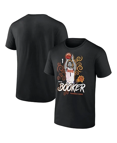 Fanatics Mto Label Men's Devin Booker Black Phoenix Suns Competitor T-Shirt