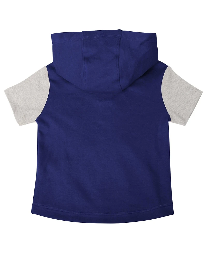 Outerstuff Baby Boys and Girls Teal/Purple/Gray Charlotte Hornets Bank Shot Bodysuit, Hoodie T-Shirt Shorts Set