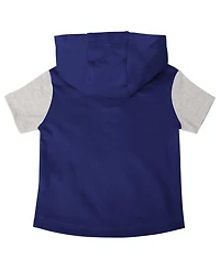 Outerstuff Baby Boys and Girls Teal/Purple/Gray Charlotte Hornets Bank Shot Bodysuit, Hoodie T-Shirt Shorts Set