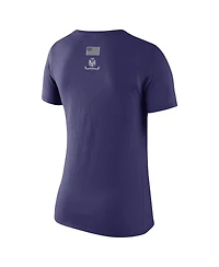 Nike Women's Purple Army Black Knights West Point 250 Collection Dri-fit T-Shirt