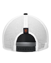 Nike Men's Black Netherlands National Team Rise Rope Trucker A-Frame Adjustable Hat