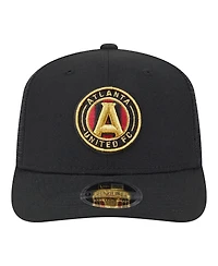 New Era Men's Black Atlanta United Fc Jersey Hook 9SEVENTY Adjustable Hat