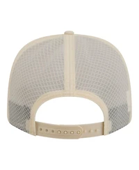 New Era Men's Light Beige Atlanta Braves Color Pack 9SEVENTY Trucker Adjustable Hat