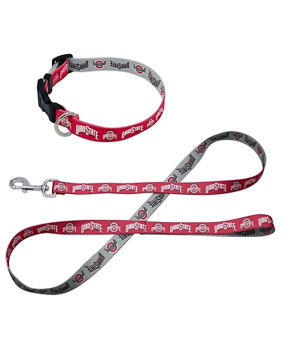 Wincraft Ohio State Buckeyes Pet Leash and Collar Set