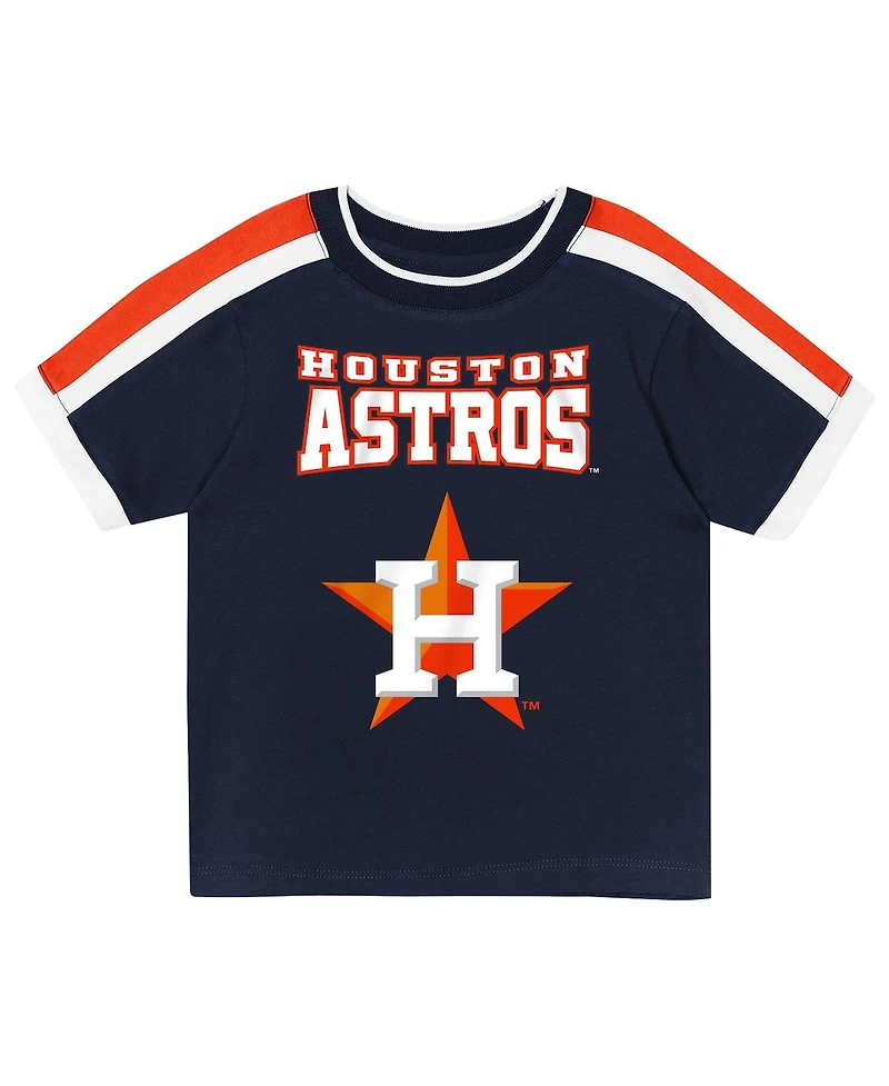 Outerstuff Toddler Navy Houston Astros Ground Ball T-Shirt and Shorts Set