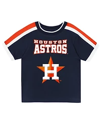 Outerstuff Toddler Navy Houston Astros Ground Ball T-Shirt and Shorts Set
