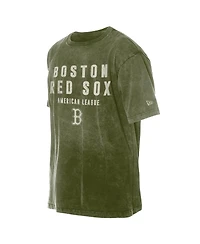 New Era Men's Olive Boston Red Sox 2026 Armed Forces Day T-Shirt