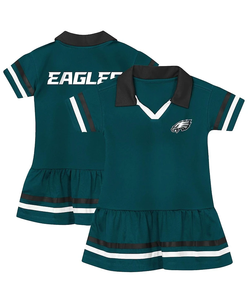 Outerstuff Toddler Girls Midnight Green Philadelphia Eagles Star Player Dress