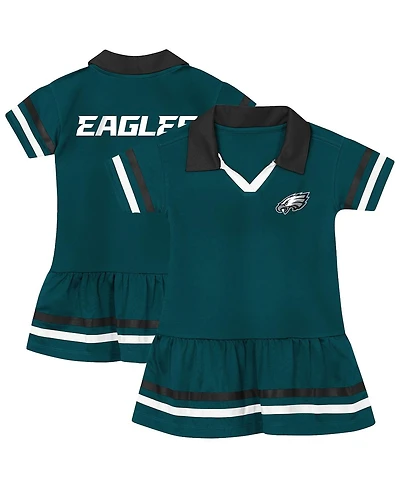 Outerstuff Toddler Girls Midnight Green Philadelphia Eagles Star Player Dress