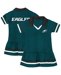 Outerstuff Toddler Girls Midnight Green Philadelphia Eagles Star Player Dress