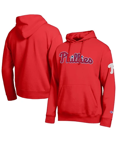 Champion Men's Red Philadelphia Phillies All Star Wordmark Hoodie