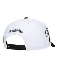 Mitchell & Ness Men's and Women's White/Black Chicago White Sox Xl Script Pro Crown Adjustable Hat