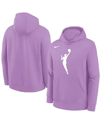 Nike Big Boys and Girls Violet Wnba Essential Team Hoodie