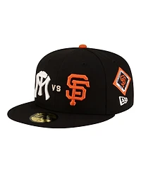 New Era Men's Black San Francisco Giants vs. Monterrey Sultanes 2026 Matchup 59FIFTY Fitted Hat