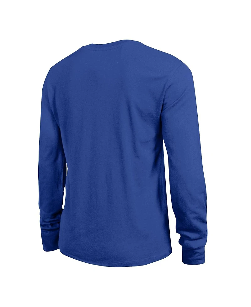 Champion Women's Royal Buffalo Sabres Wordmark Lockup Long Sleeve T-Shirt