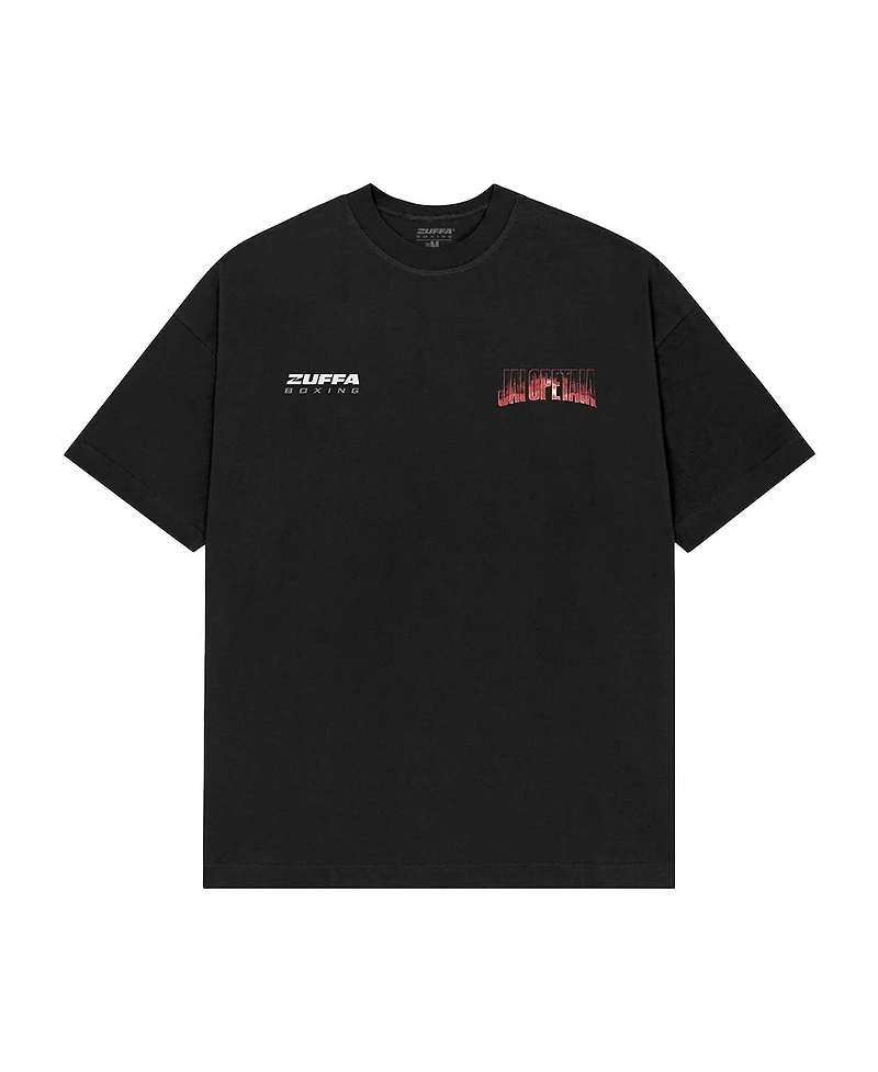 Zuffa Boxing Merchandise Men's Black Jai Opetaia and New Cruiserweight Champion Boxy T-Shirt