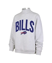 '47 Brand Women's Gray Buffalo Bills Subtle Muse Mock Neck Sweatshirt
