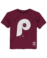 Mitchell & Ness Toddler Burgundy Philadelphia Phillies Retro Logo T-Shirt