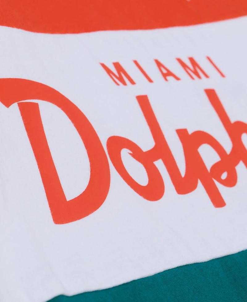 Mitchell & Ness Men's Aqua/Orange Miami Dolphins Head Coach Tank Top