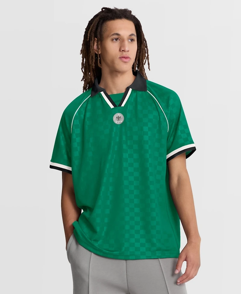 Fanatics Men's Green Germany National Team Retro Raglan V-Neck Fashion Jersey