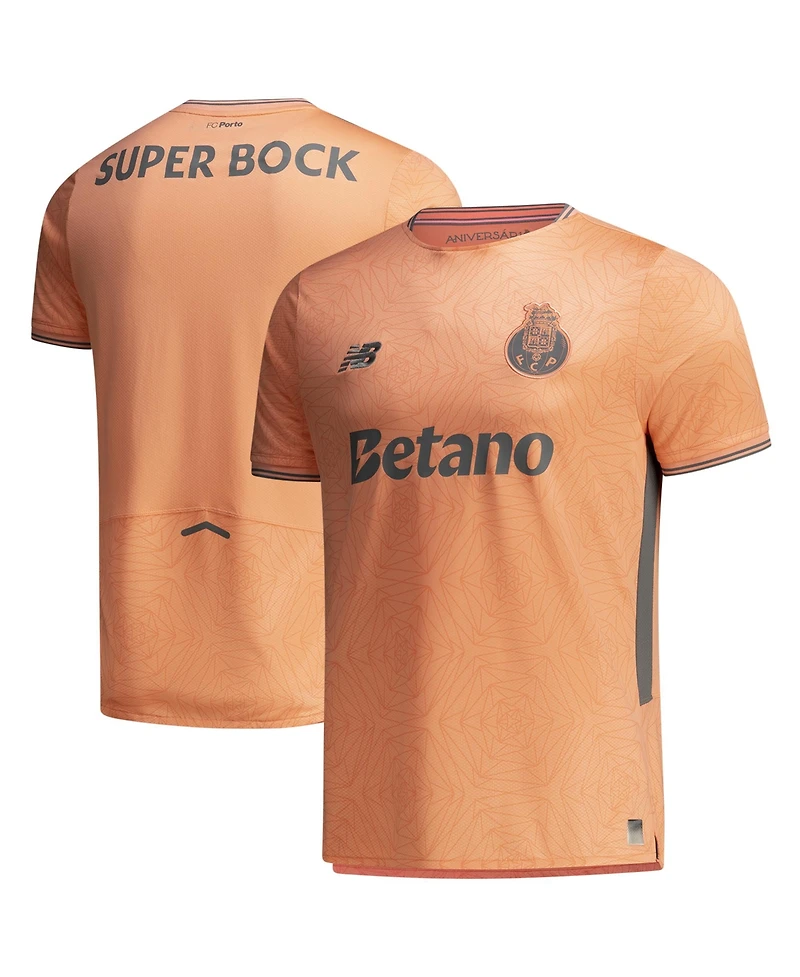 New Balance Men's Orange Fc Porto 2025/26 Away Replica Jersey